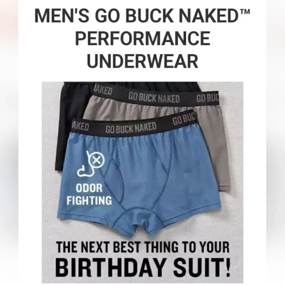 Buck Naked like wearing